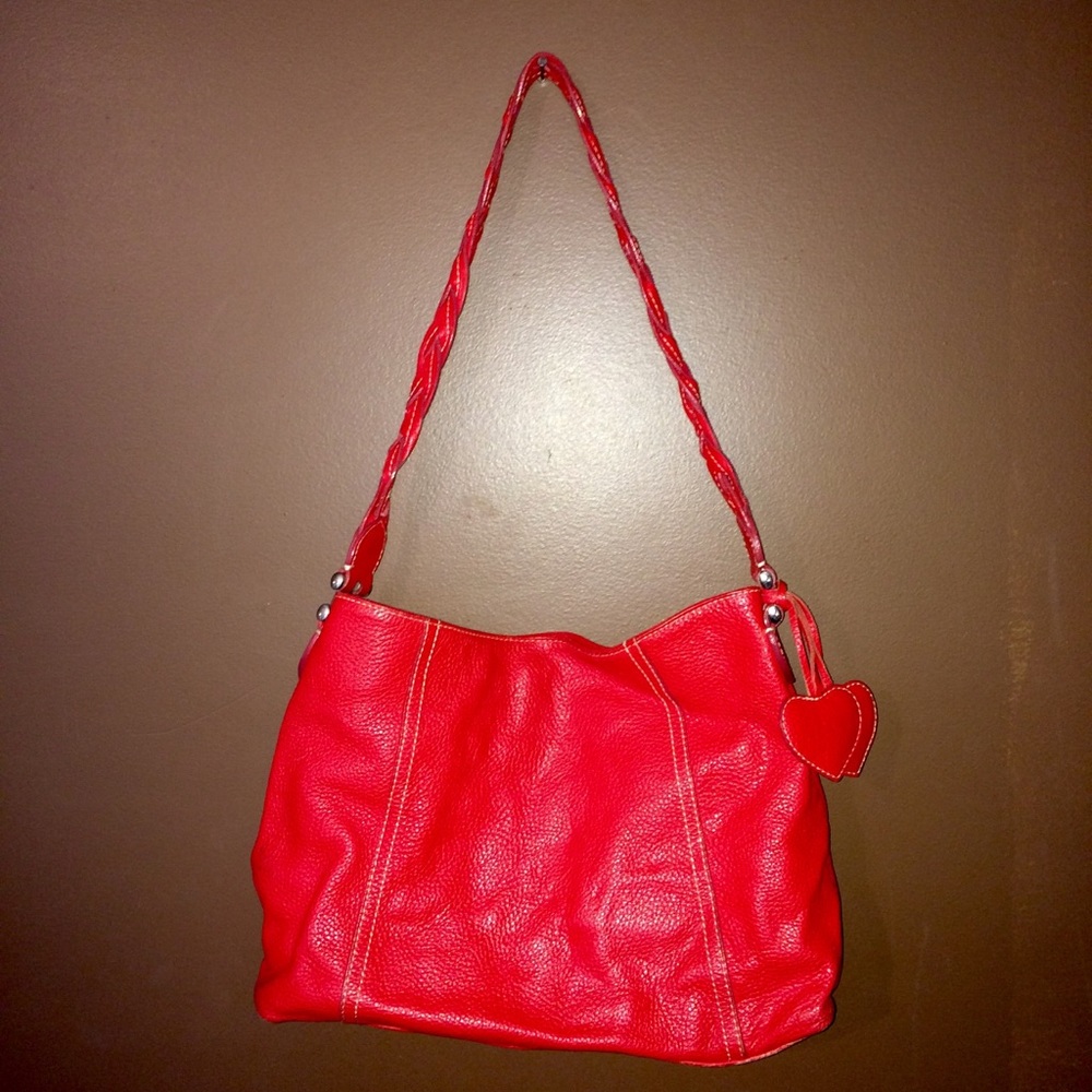 Roberta Gandolfi Red Leather Hobo